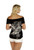 Women's Off Shoulder Blossomed Elegance Shirt - Roses and Feathers - 7642BLK-DS