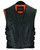 Leather Motorcycle Vest - Men's - Updated SWAT Team - Up To 8XL - DS007-DS