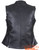 Leather Vest - Women's - Concealed Gun Pockets - Zippers - CL-LV8508-SS-DL