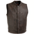 Leather Motorcycle Vest - Men's - Copper - Top Rocker - FIM621CV-FM