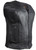 A Men's Classic Motorcycle Club Vest - Leather - Concealed Carry Pockets - MV8014-DL