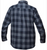 Flannel Motorcycle Shirt - Men's - Black Gray Plaid - Up To Size 5XL -TW205-20-UN
