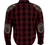 Flannel Motorcycle Shirt - Men's - Armor - Up To Size 5XL - Red Black Plaid - SHR11-CC-DL