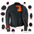 Leather Motorcycle Jacket - Men's - Biker - Up To 8XL - Racer - DS701-DS