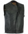 Leather Motorcycle Vest - Men's - Perforated - Club - Up To 8XL - DS183-DS