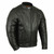 Leather Motorcycle Jacket - Men's - Ventilated - Up To 12XL - Gun Pockets - DS779-DS