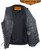 Leather Motorcycle Vest - Men's - Black - 10 Pocket - MV310-88-DL