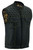 Leather Motorcycle Vest - Men's - Gold Rush Liner - Up To 8XL - DS195-DS