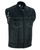 Leather Vest - Men's - Motorcycle Club - Black Paisley Lining - Up To 8XL - DS164-DS