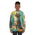 Cat Oil Painting Design - Multi-Colored - Unisex Sweatshirt (AOP)