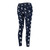 Sun Moon Stars - White on Midnight Blue - Women's Cut & Sew Casual Leggings (AOP)