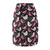 Doodle Love Birds - Pink White on Black - Women's Pencil Skirt (AOP)