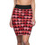 Puffy Hearts - Reds Pinks on Black - Women's Pencil Skirt (AOP)