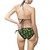 Doodle Pickle Pattern - Greens Yellow on Black - Pickles Lover - Women's Bikini Swimsuit