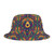 Psychedelic Bear Pattern - Multiple Colors - Biker Bucket Hat