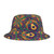 Psychedelic Bear Pattern - Multiple Colors - Biker Bucket Hat