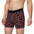 Red Strawberries on Black Background - Text Sweet - Biker Apparel - Undies - Men's Boxers