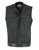 Denim and Leather Vest - Men's - No Collar - Club -  Up to Size 6XL - DM901-DS