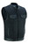 Denim and Leather Denim Vest - Men's - Concealed Carry -  Up to Size 12XL - DS689-DS