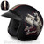 DOT Motorcycle Helmet - Built For Speed - Open Face - DC6-BFS-DH