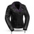 Iris - Women's Leather Motorcycle Jacket - Black With Purple Collar -SKU FIL184CJ-FM