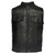 Leather Motorcycle Vest - Kid's - Black Leather - KD320-DL