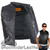 Leather Motorcycle Vest - Kid's - Black Leather - KD320-DL