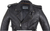 Leather Motorcycle Police Style Jacket with Side Laces and Vents - Up To Size 72 - SKU MJ201-SS-DL