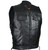 Leather Motorcycle Vest - Men's - Up To Size 64 - Club - MV9320-ZIP-11-DL