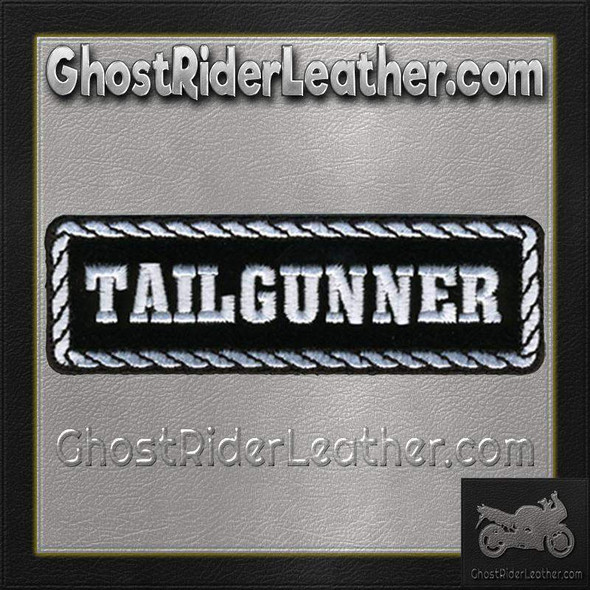Tailgunner Motorcycle Biker Vest Patch - SKU GRL-PPD1013-HI