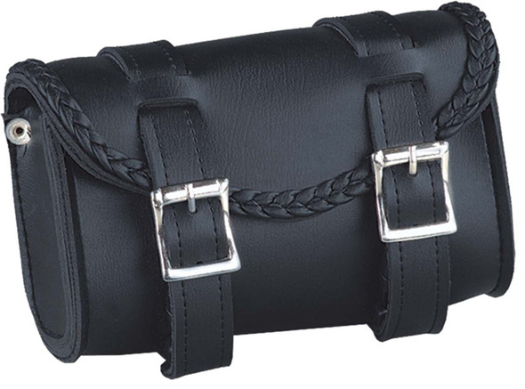 UNIK PVC Tool Bag With Braid Design - Biker Gear Bags - SKU 2822-BO-UN UNIK PVC Tool Bag With Braid Design - Biker Gear Bags - SKU 2822-BO-UN
