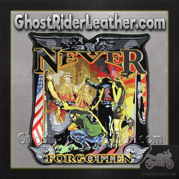 Vietnam Wall - Never Forgotten Vest Patch - Small - SKU GRL-PPA4140-HI Vietnam Wall - Never Forgotten Vest Patch - Small - SKU GRL-PPA4140-HI