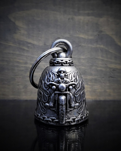 Motorcycle Ride Bell - Made In USA - Ride It Like You Stole It - Pewter - BB27-DS Motorcycle Ride Bell - Made In USA - Ride It Like You Stole It - Pewter - BB27-DS