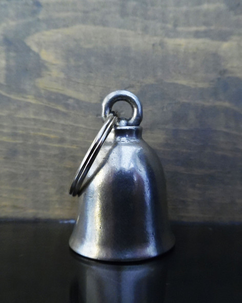 Skull Crossbones - Pewter - Motorcycle Spirit Bell - Made In USA - SKU BB81-DS