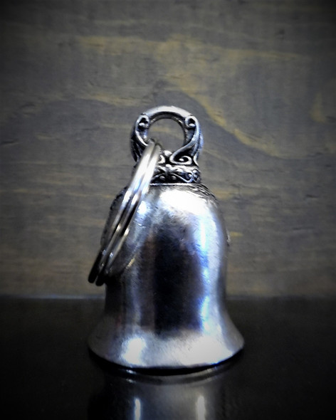 Rose - Pewter - Motorcycle Spirit Bell - Made In USA - SKU BB67-DS Rose - Pewter - Motorcycle Spirit Bell - Made In USA - SKU BB67-DS