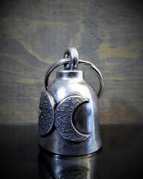 Moon - Pewter - Motorcycle Gremlin Bell - Made In USA - SKU BB64-DS Moon - Pewter - Motorcycle Gremlin Bell - Made In USA - SKU BB64-DS