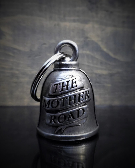 Route 66 - Pewter - Motorcycle Gremlin Bell - Made In USA - SKU BB32-DS Route 66 - Pewter - Motorcycle Gremlin Bell - Made In USA - SKU BB32-DS