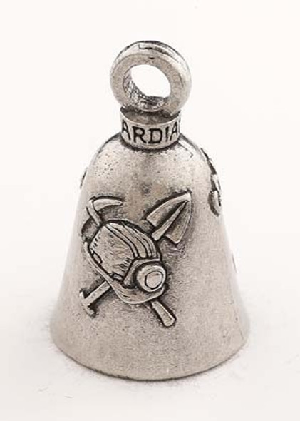 Linemen Do It With Power - Pewter - Motorcycle Guardian Bell® - Made In USA  - SKU GB-LINEMAN-DS