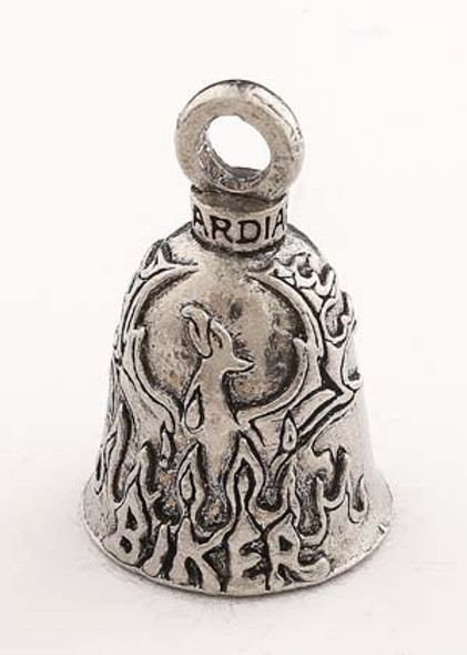 Phoenix Biker - Pewter - Motorcycle Guardian Bell® - Made In USA - SKU GB-PHOENIX-BIK-DS Phoenix Biker - Pewter - Motorcycle Guardian Bell® - Made In USA - SKU GB-PHOENIX-BIK-DS