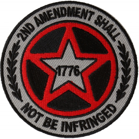 2nd Amendment Shall Not Be Infringed Star Patch - Buy One Get One Free - Vest Patch - P6570-DS 2nd Amendment Shall Not Be Infringed Star Patch - Buy One Get One Free - Vest Patch - P6570-DS