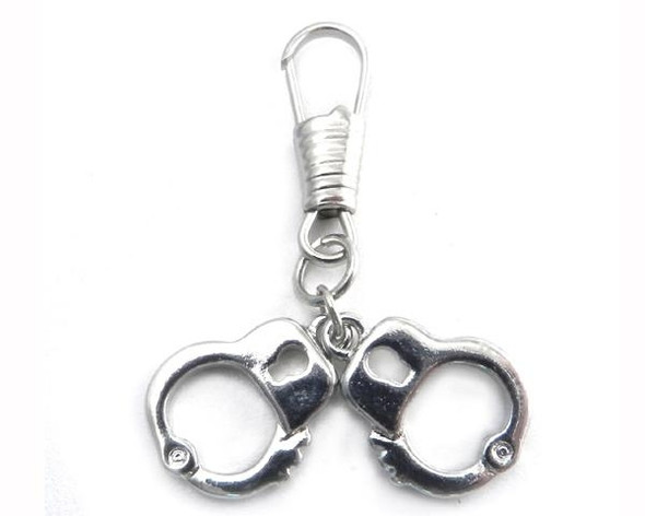 Z-Cuffs Zipper Pull- Mini Cuffs - Chrome - Biker Accessories - Z-CUFFS-DS Z-Cuffs Zipper Pull- Mini Cuffs - Chrome - Biker Accessories - Z-CUFFS-DS