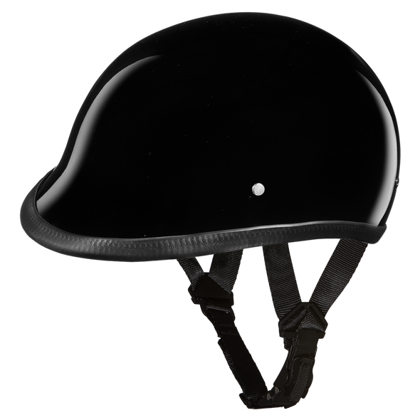 DOT Motorcycle Helmet Jockey Polo Carbon Fiber Look Half Helmet