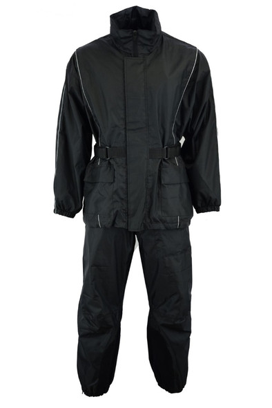 Rain Suit - Men's - Waterproof - Motorcycle - Black - DS589-DS