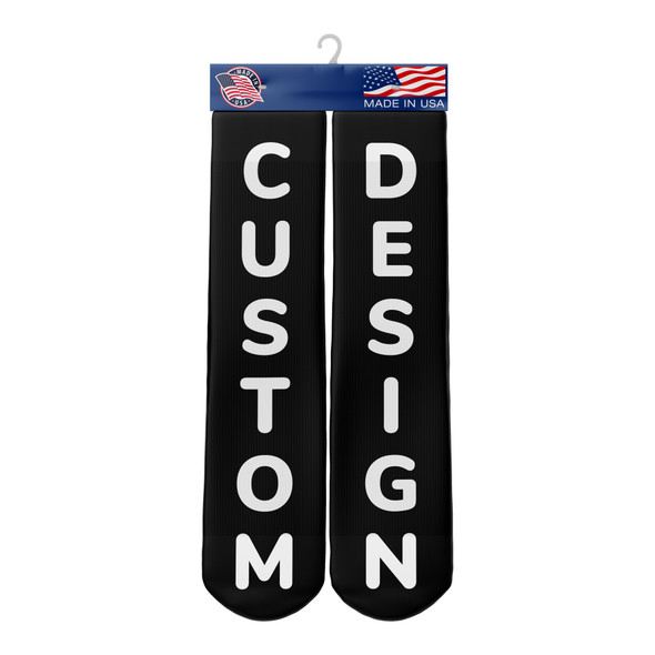 Biker Socks - Custom Design - Made in USA - Print On Demand - CUSTOM-SOCKS