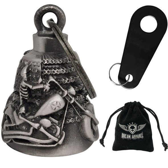 Motorcycle Ride Bell - 3D - Skeleton Hands Boobs - Spirit Bell