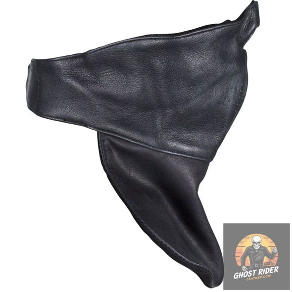 Face Mask - Leather Half Mask - Motorcycle Riding Mask - AC0055-DL