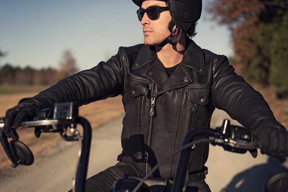 Men's Tall Leather Motorcycle Jacket - Mastermind - Standard Length Also - FIM244BNKDZ-FM Men's Tall Leather Motorcycle Jacket - Mastermind - Standard Length Also - FIM244BNKDZ-FM