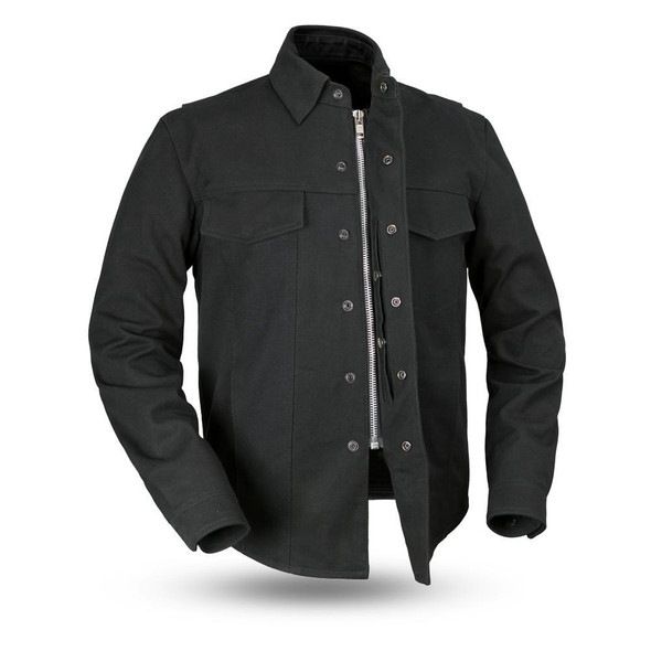 Canvas Motorcycle Shirt - Men's - Mercer - Gun Pocket - FIM417CNVS-FM Canvas Motorcycle Shirt - Men's - Mercer - Gun Pocket - FIM417CNVS-FM