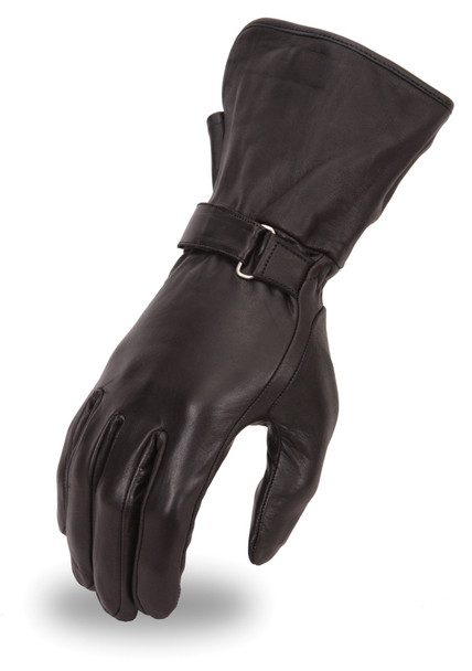 Leather Motorcycle Gloves - Women's - Gauntlet - Open Road - FI125GL-FM