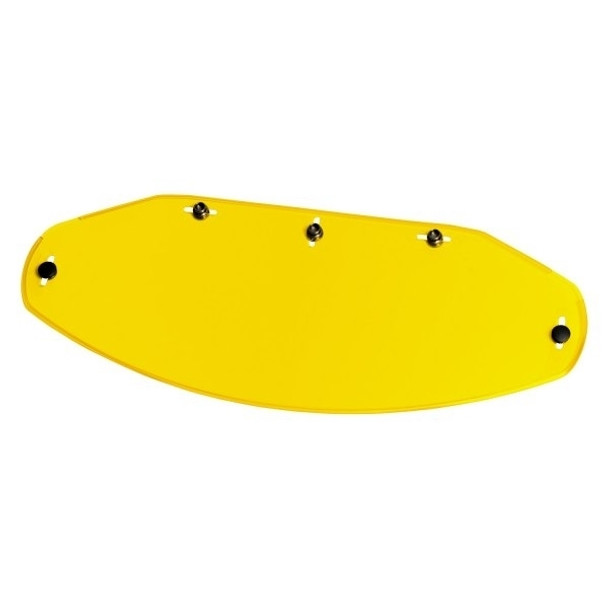 5 Snap Flat Shield - Amber - Motorcycle Helmet Accessories - 02-507-DS